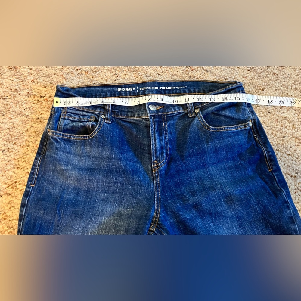 Old Navy Boyfriend Straight Leg Jeans, Sz. 6 - Picture 6 of 6